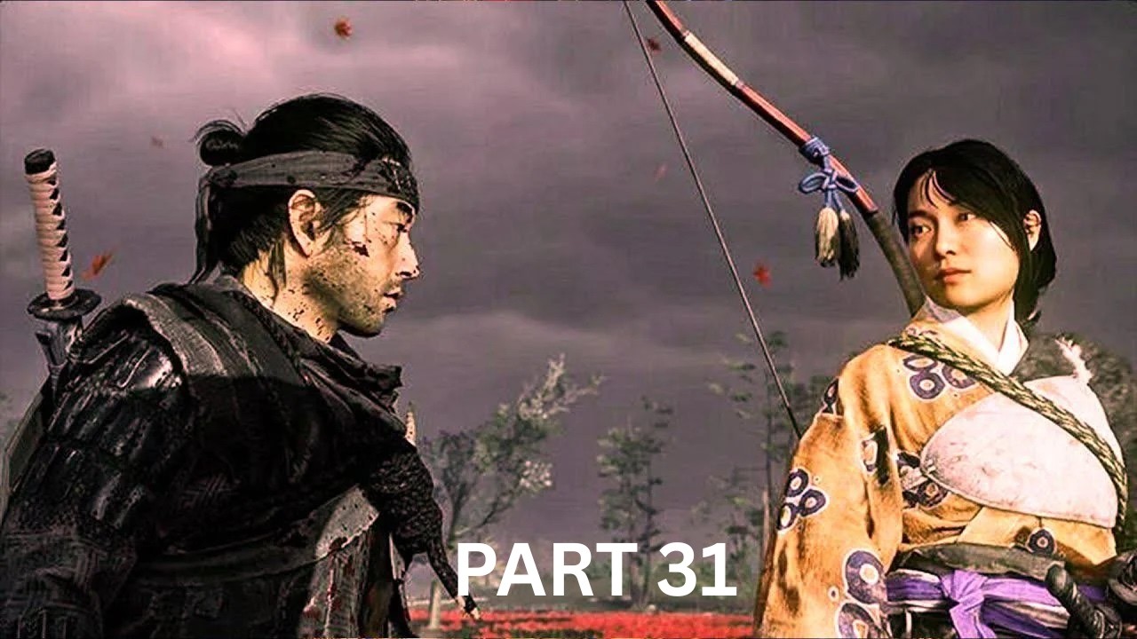 The final battle of Tomoe Ghost of Tsushima part 31 (walkthrough) Full game