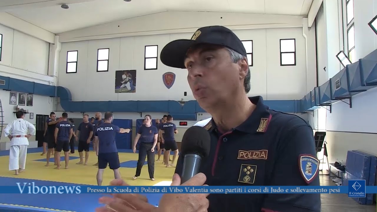 Presso la Scuola di Polizia di Vibo Valentia sono partiti i corsi di Judo e sollevamento pesi