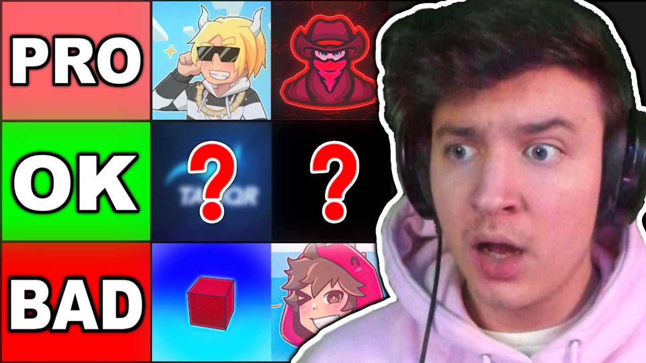 I Ranked The *BEST* Roblox Bedwars YouTubers... (on their skill)