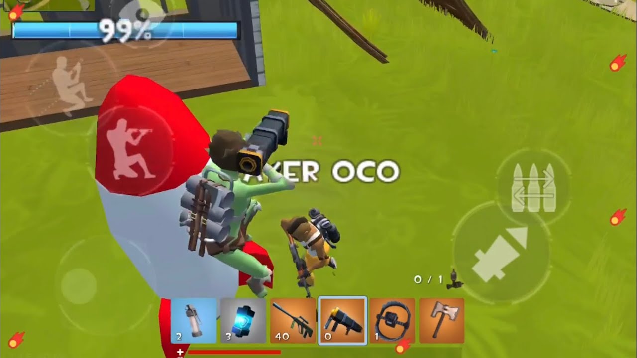 Rocket Royale BAZOOKA DEFENDING THE ROCKET - Android Gameplay