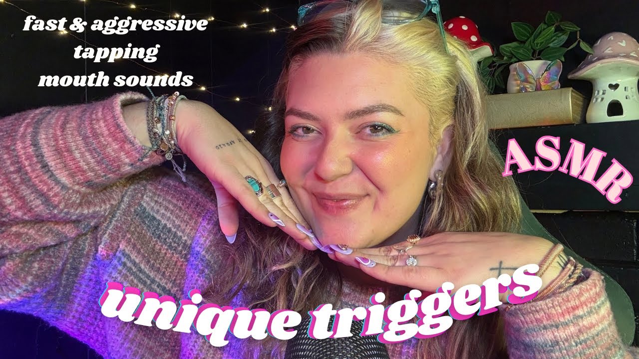ASMR- [unique] fast & aggressive triggers that will 100% make you tingle💕
