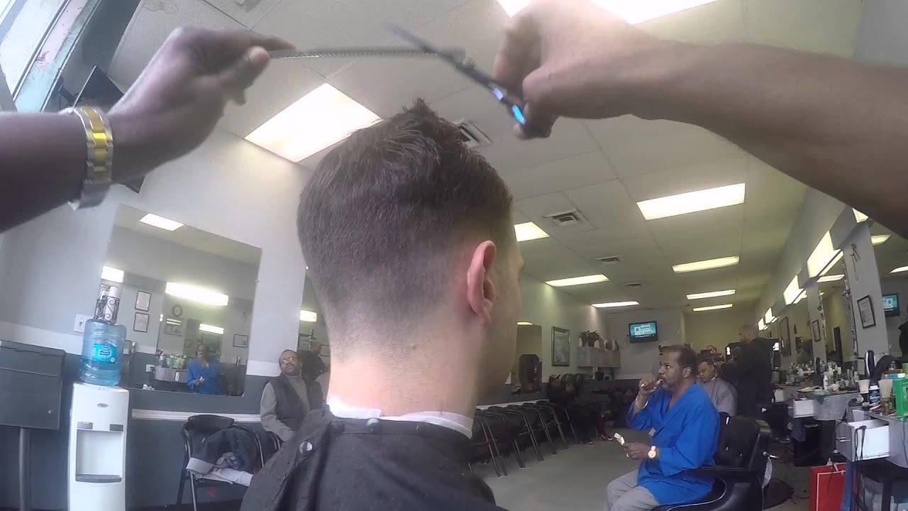 Medium Fade Men's Haircut Alexandria VA