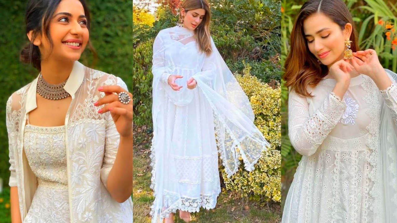 White Kurti Design || 2021 White Kurti Design for Ladies | Latest White Kurti Designs || 2021