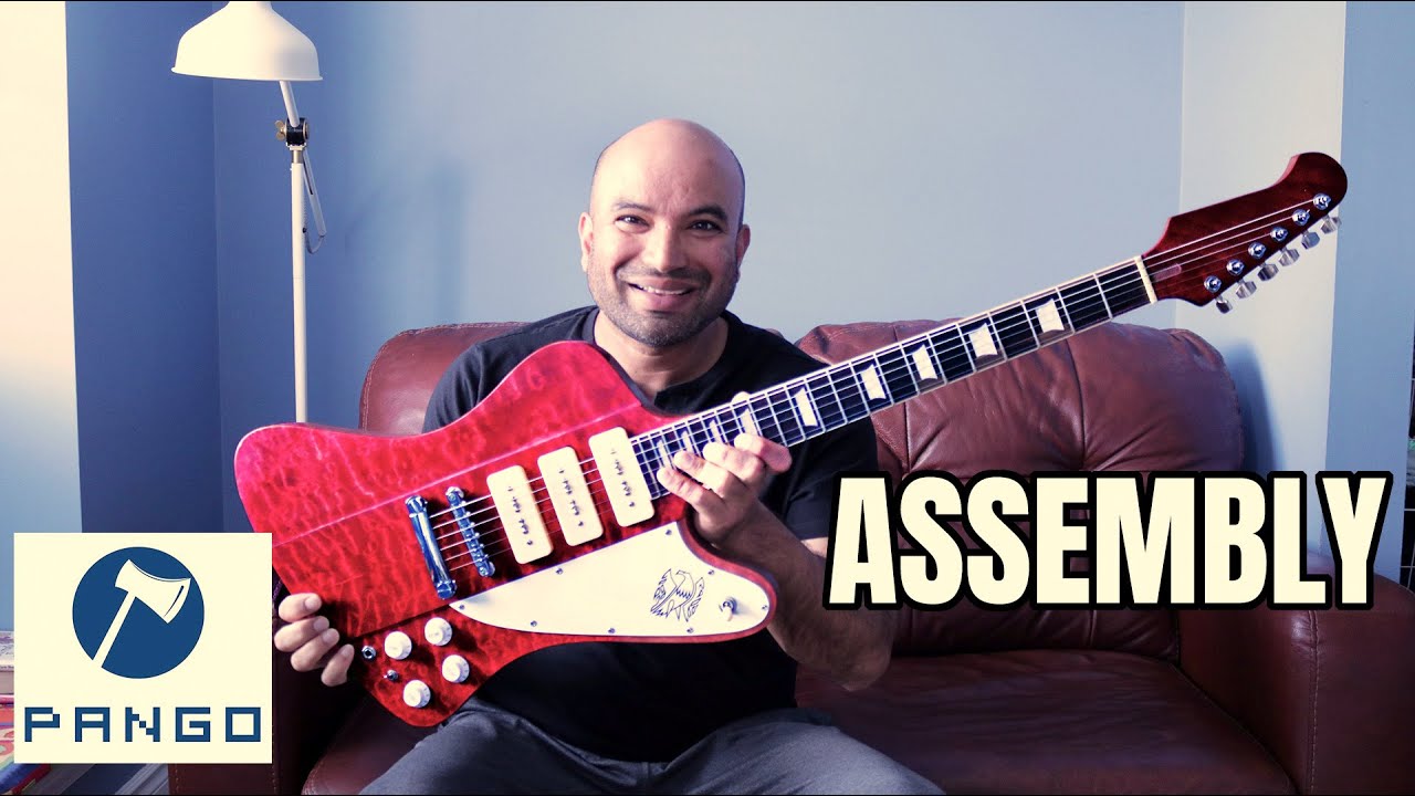 FIREBIRD Style DIY Guitar Kit PFB-512 – Full Assembly & First Play!