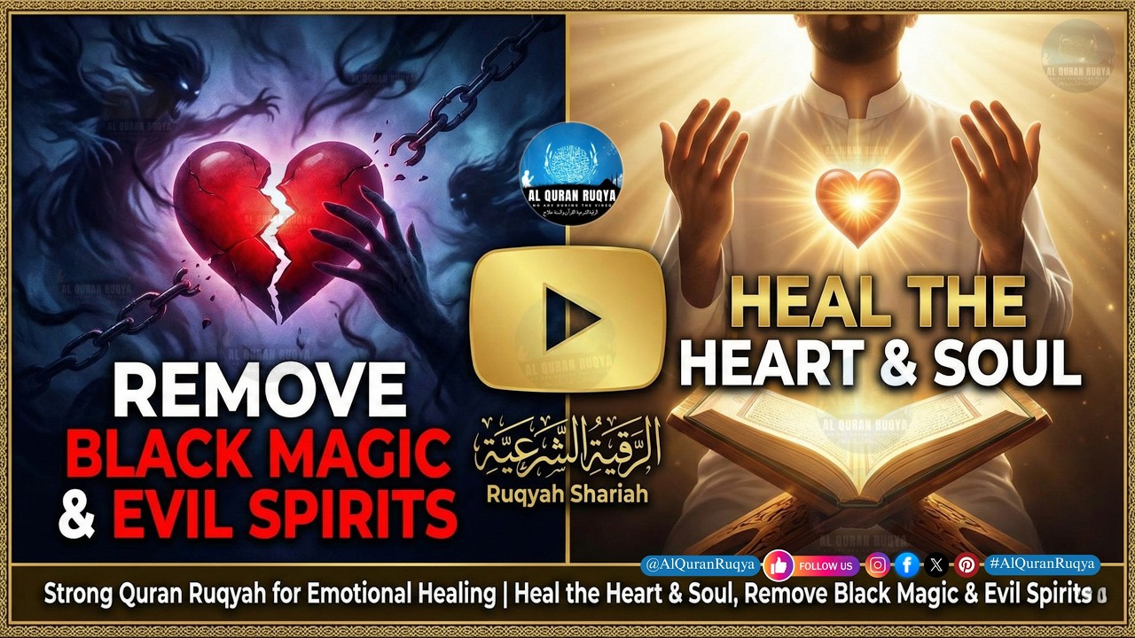 Strong Quran Ruqyah for Emotional Healing | Heal the Heart & Soul, Remove Black Magic & Evil Spirits