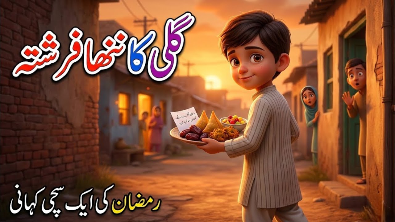 Galli Ka Nanha Farishta✨ Moralistic Urdu Story with Voiceover | گلی کا ننھا فرشتہ 