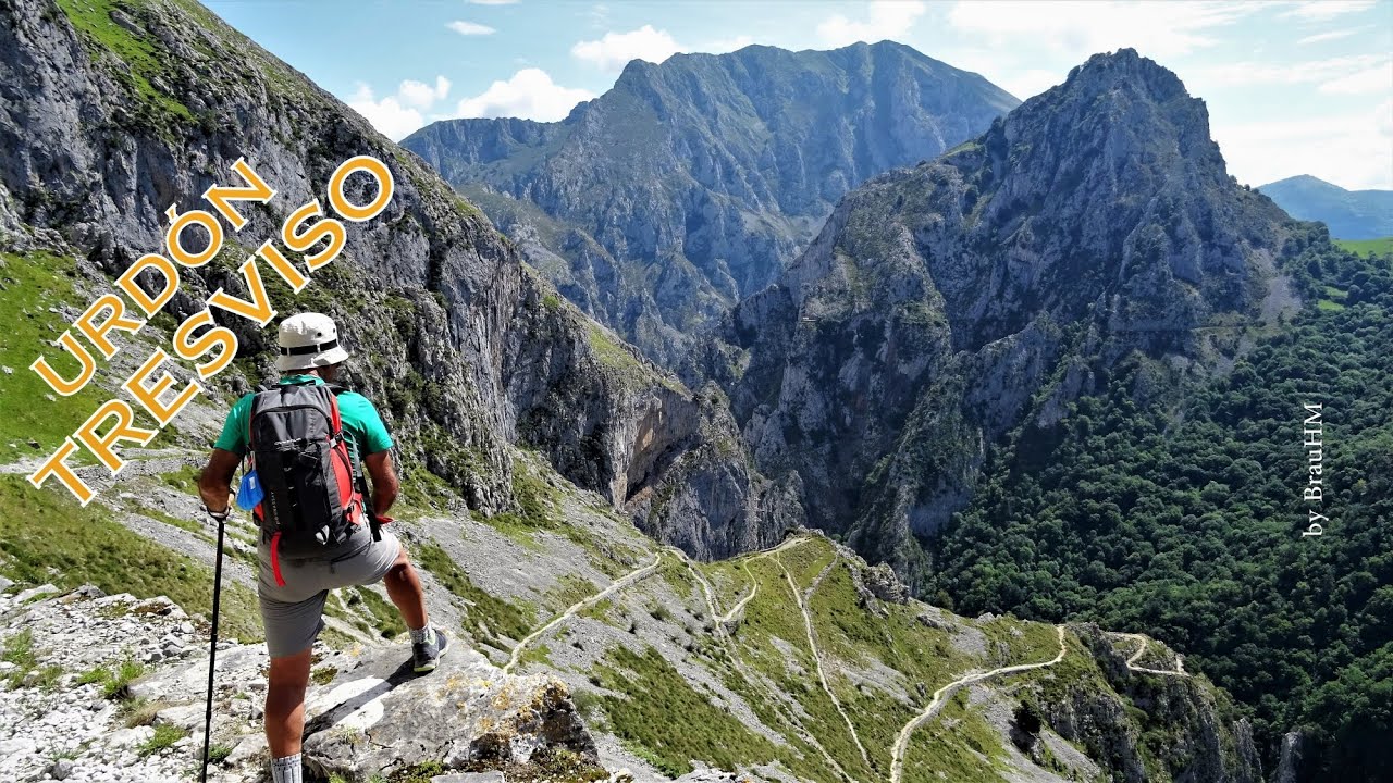 Subida a TRESVISO desde Urdón (Desfiladero de la Hermina), ruta clásica de Picos de Europa