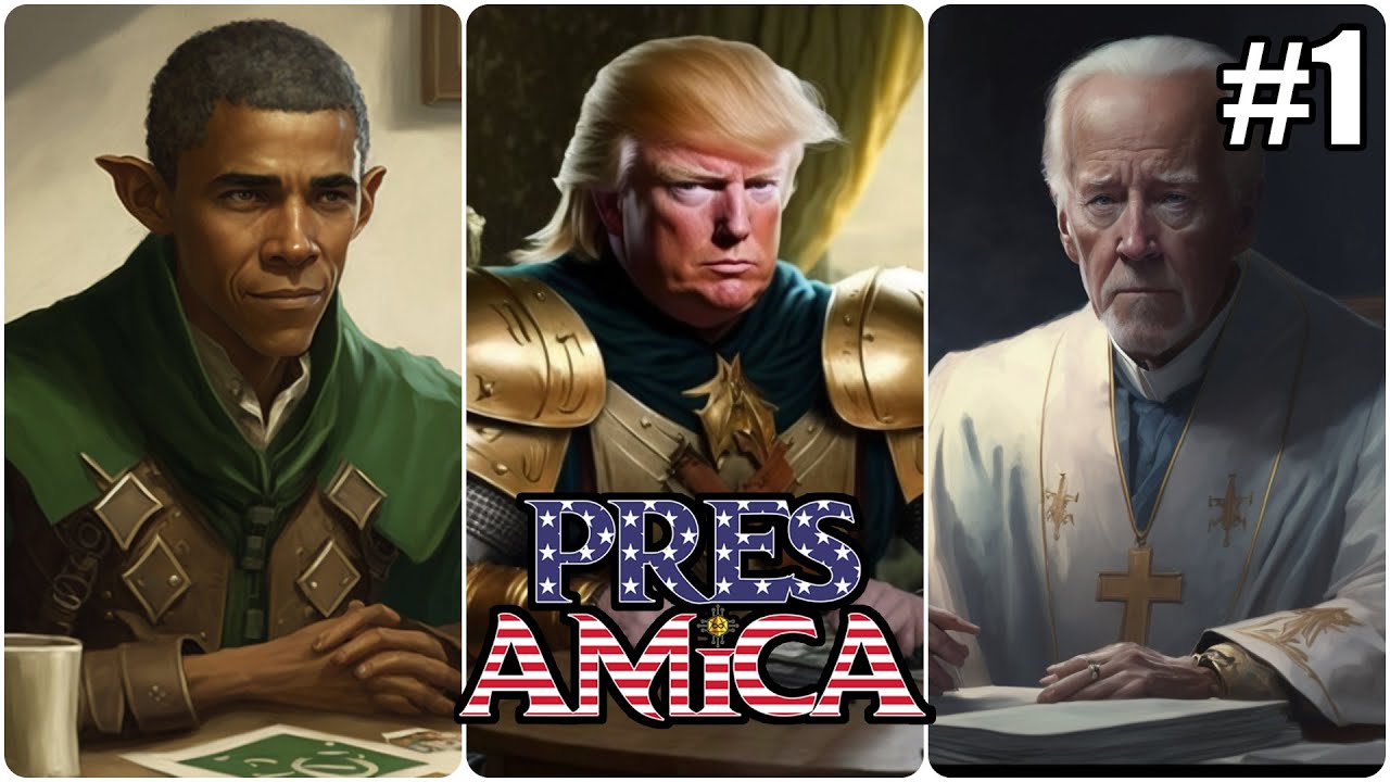 Трамп, Байден и Обама играют в «Подземелья и драконы» с Беном Шапиро — Pres Amica, эпизод 1