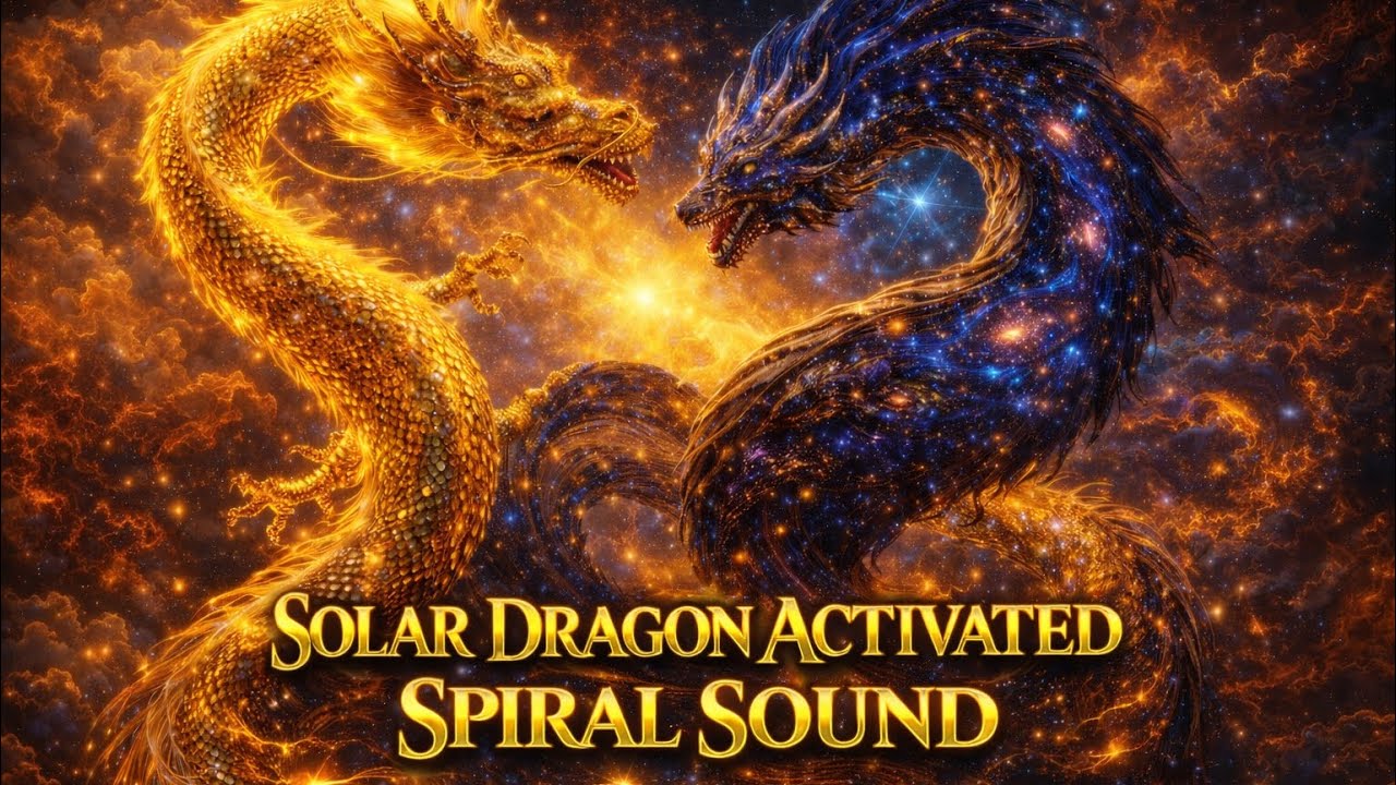 The Twin Tara Solar Dragon Mantra : 432 Harmonic Pulse 💛🖤☯️