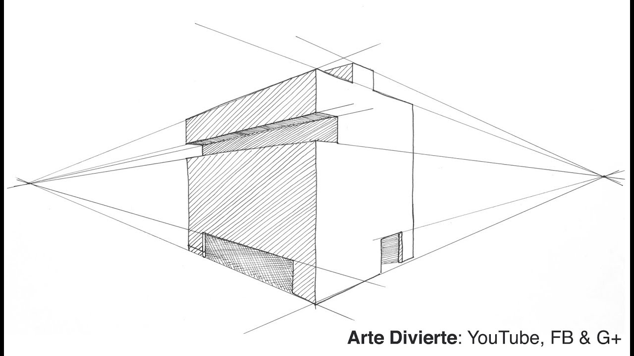 Perspectiva de 2 puntos para artistas - Muy fácil