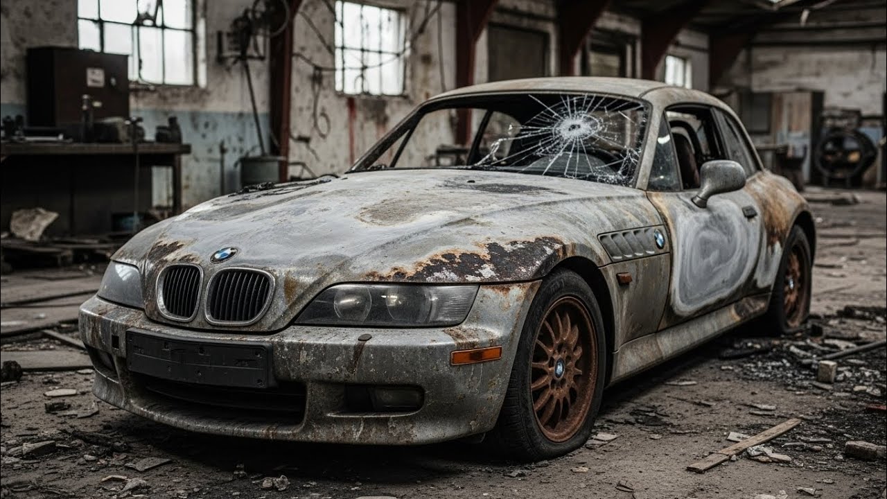 ASMR Car Restoration! Full Restoration 2001 BMW Z3 Abandoned #asmr #carrestoration fullrestoration
