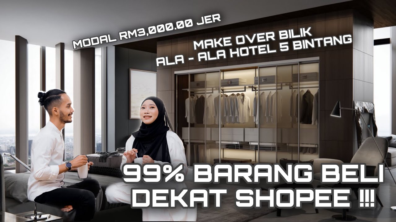 Make Over #1 Bilik Ala - Ala Hotel 5 Star | 99% BARANG SHOPEE