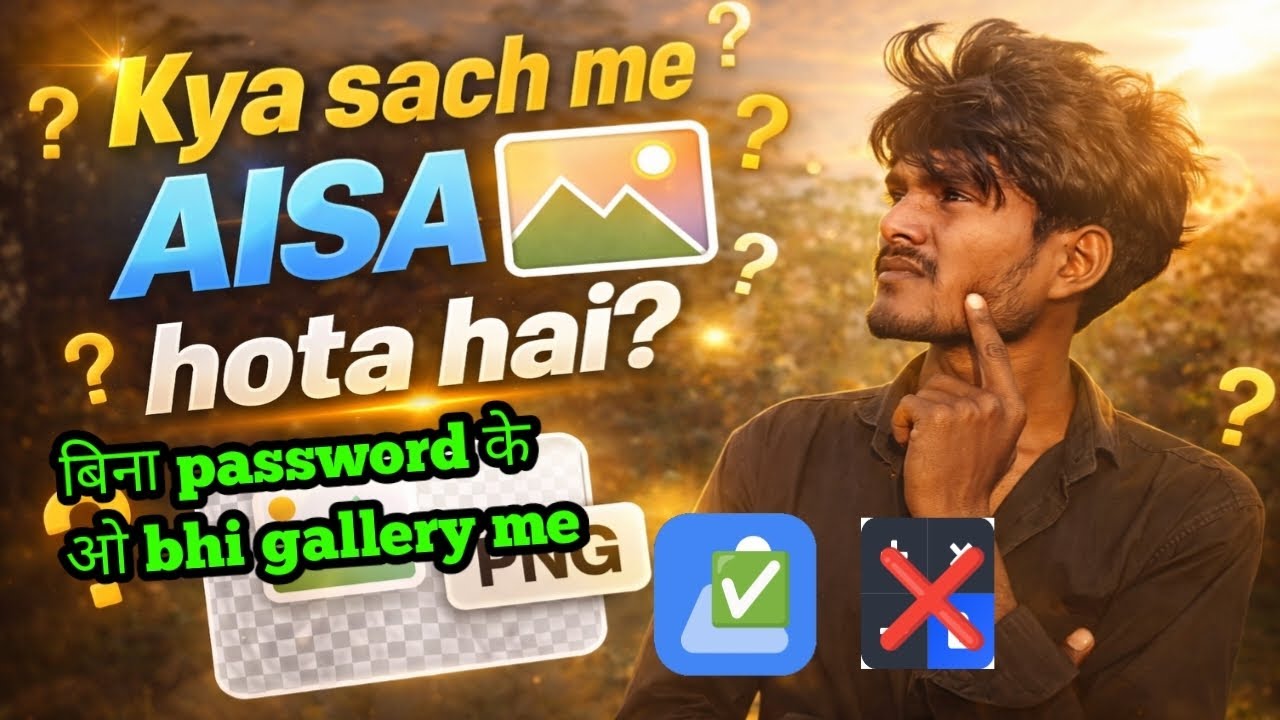 😮Bas 1 click me apna photo chupaye || बस एक क्लीक में अपना फोटो छुपाए 