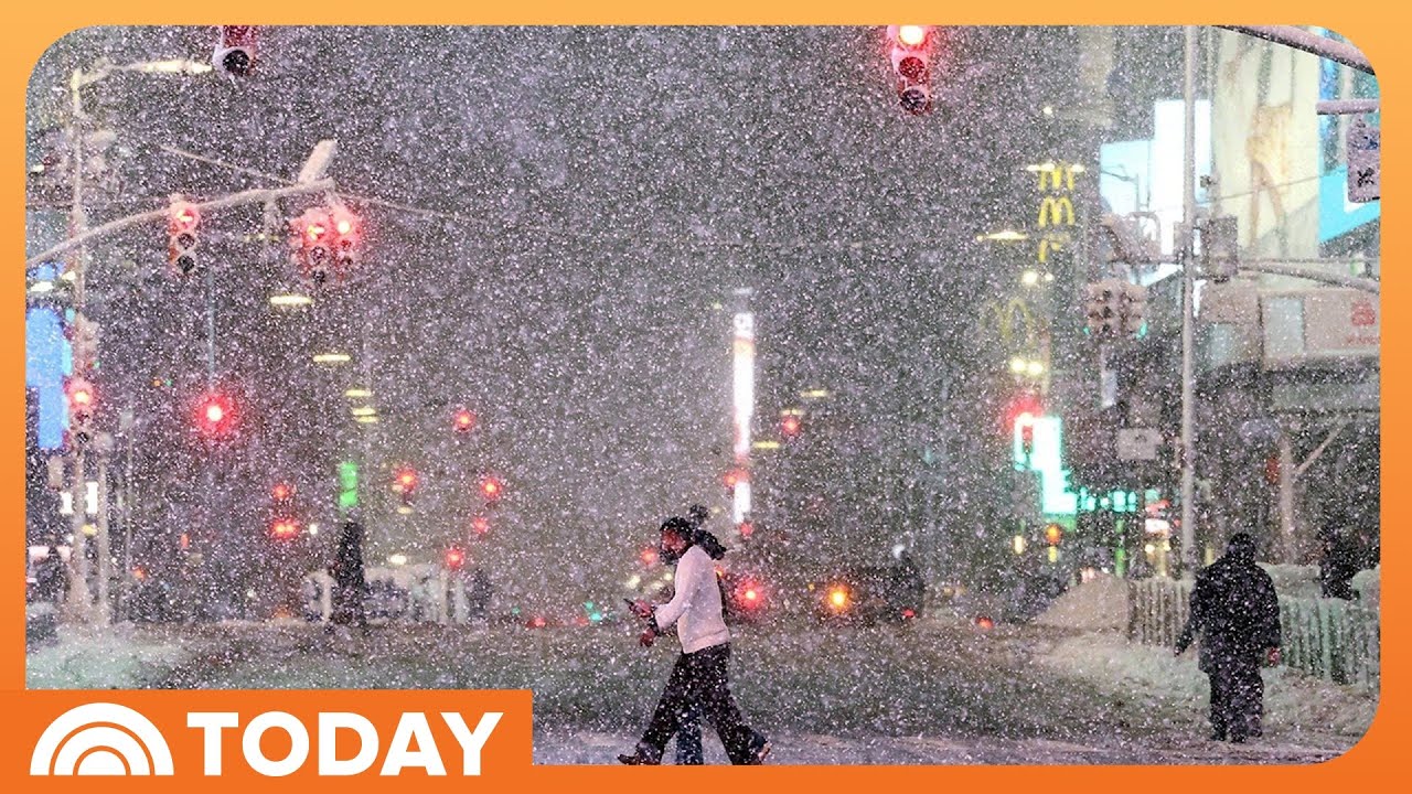 TODAY’s Dylan Dreyer Reports on Blockbuster East Coast Blizzard