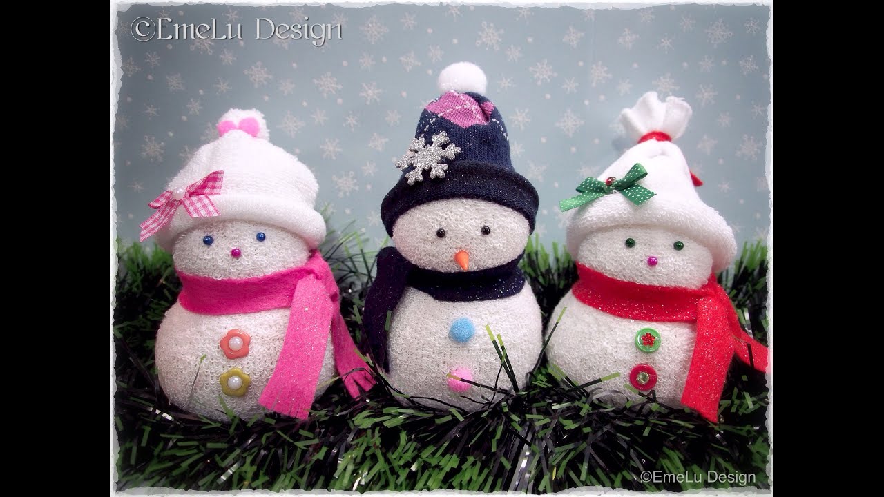 DIY Snowman / Muñeco de nieve