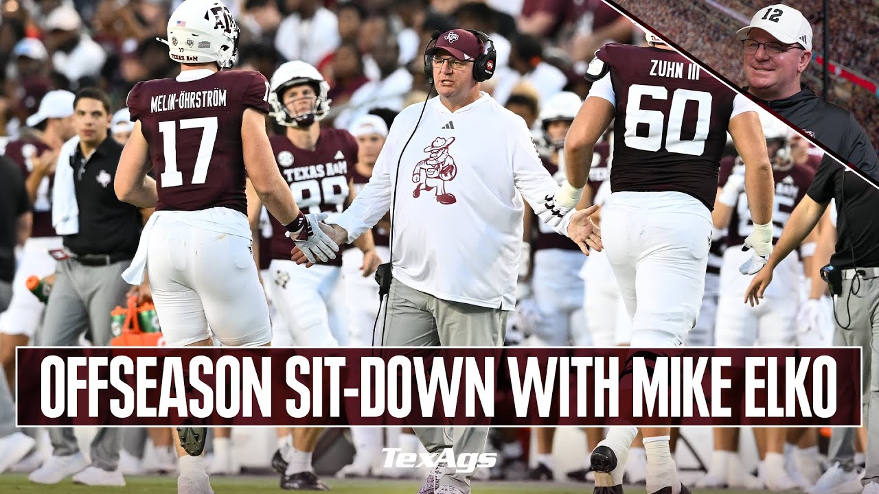 An offseason sit-down with Texas A&M head football coach Mike Elko