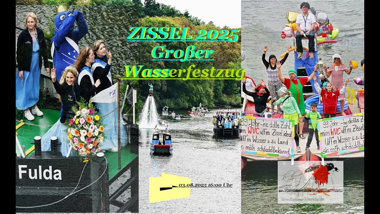 Zissel in Kassel Großer Wasserfestzug 03.08.2025
