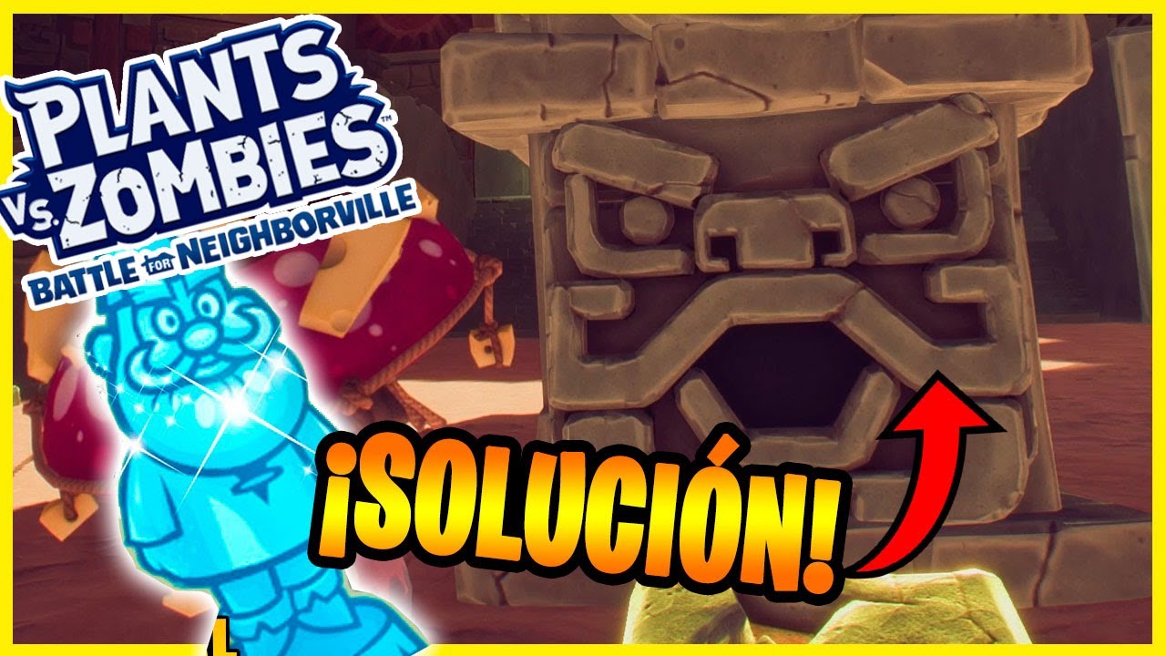 PUZZLE GNOMO RESUELTO en MONTE ESCARPADO Plants vs Zombies Battle for Neighborville