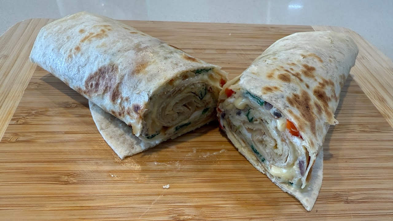 Do you have Tortillas and Eggs? Make this Easy Tortilla Egg wrap for breakfast 