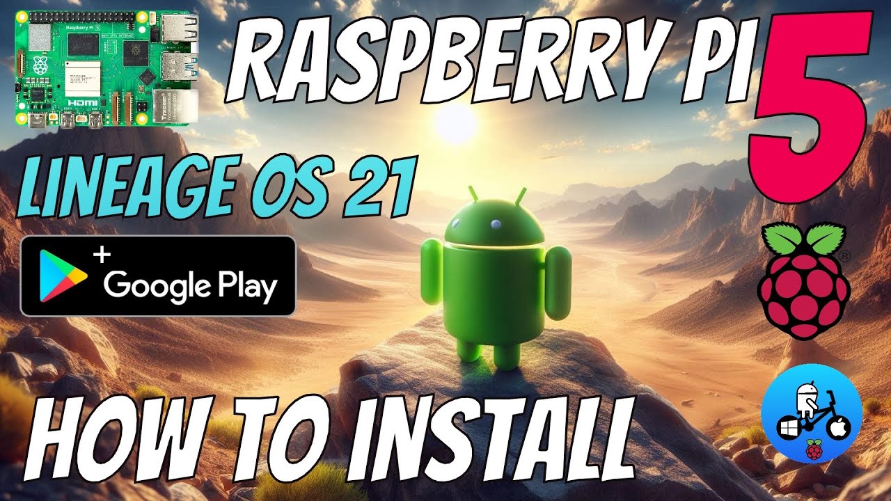 Lineage OS 21 Android 14 на Raspberry Pi 5. Установите магазин Google Play и расширьте раздел.