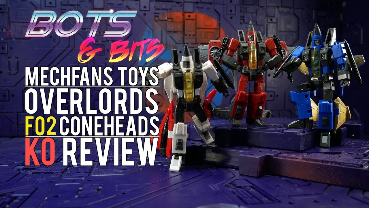 Mechfans Toys F02 Overlords Coneheads REVIEW KO OS Dx9 X30