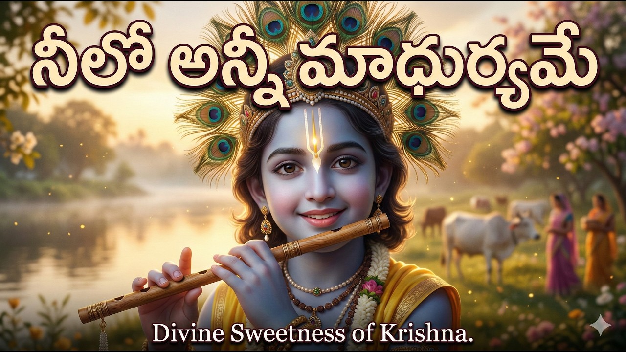 మధురాష్టకం | Madhurāshtakam | మధురం మధురం కృష్ణం మధురం | Devine sweetness of Lord Sri Krishna