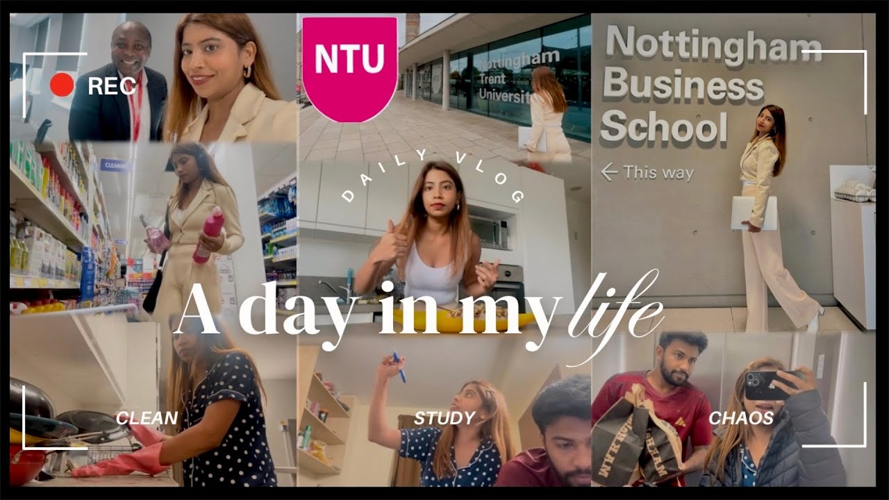 NTU Life Unfiltered 🎓 | A Day as a Master's Student 🇬🇧🇮🇳 | Assignments, Food & Presentation Prep 📚 😱