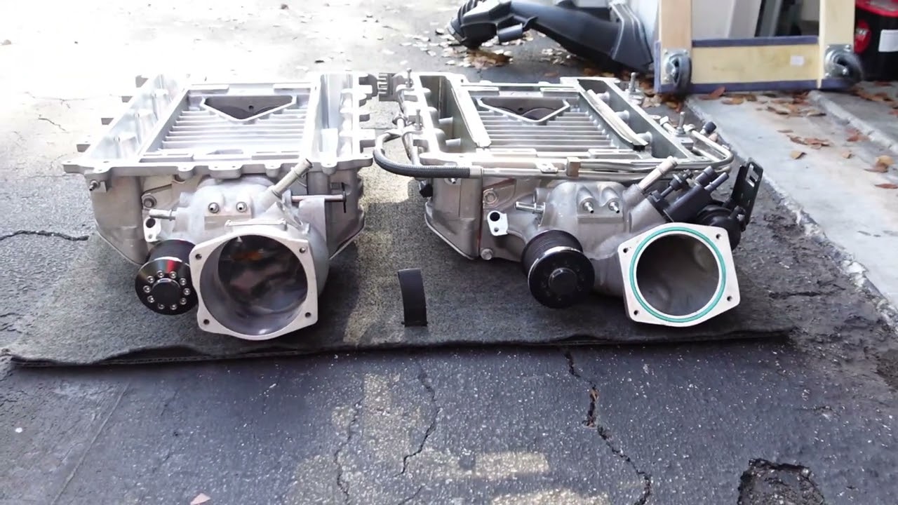 2009 zr1 kong x ported 2.3 L LS9 supercharger comparison and install