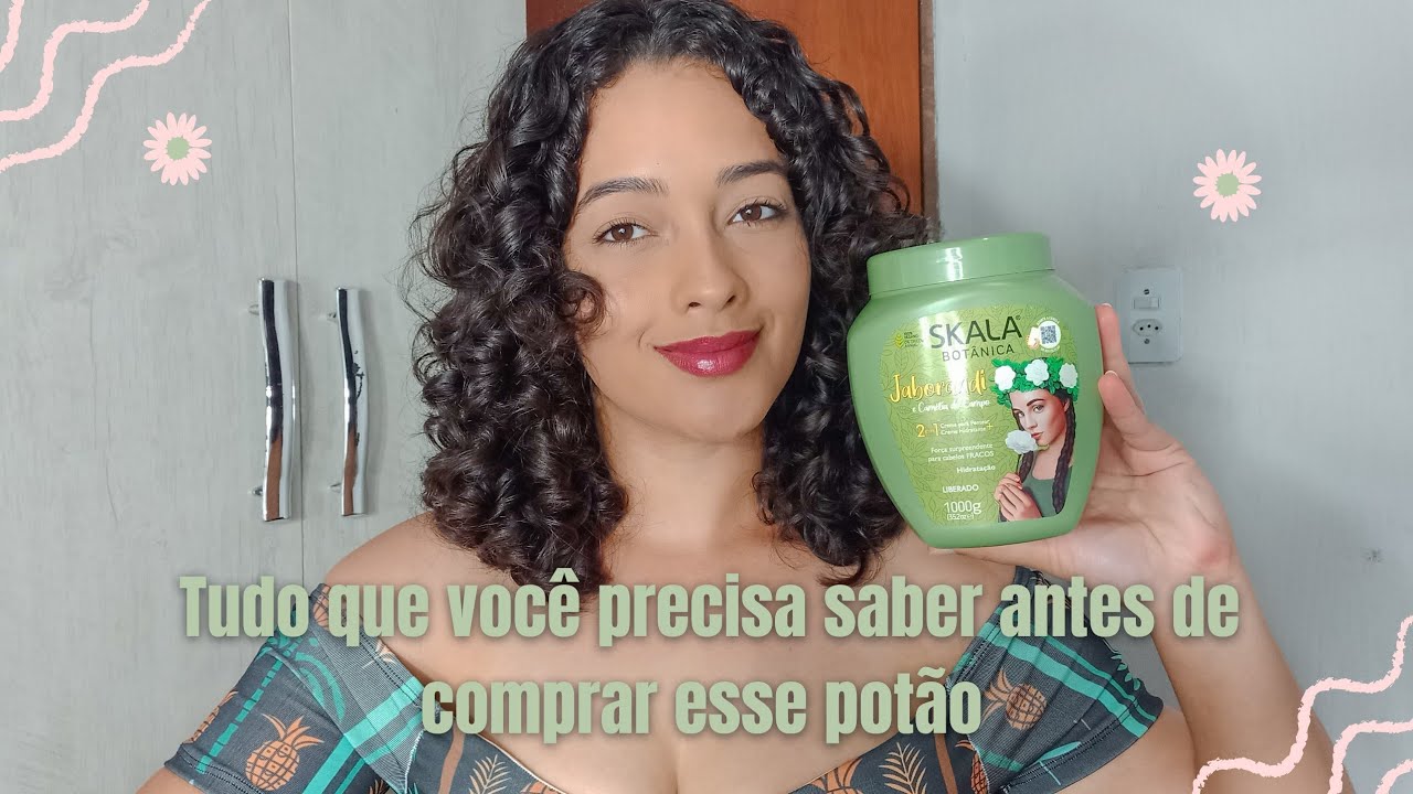 Resenha  do potão skala jaborandi e camélia do campo | hidratação, co-wash e finalização