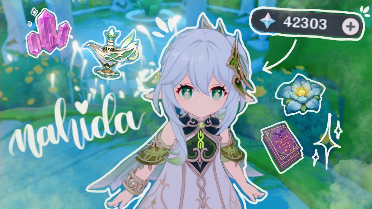 ☘️Genshin Impact | Pulling for Nahida 🪴✨+ her signature weapon 🗡✨