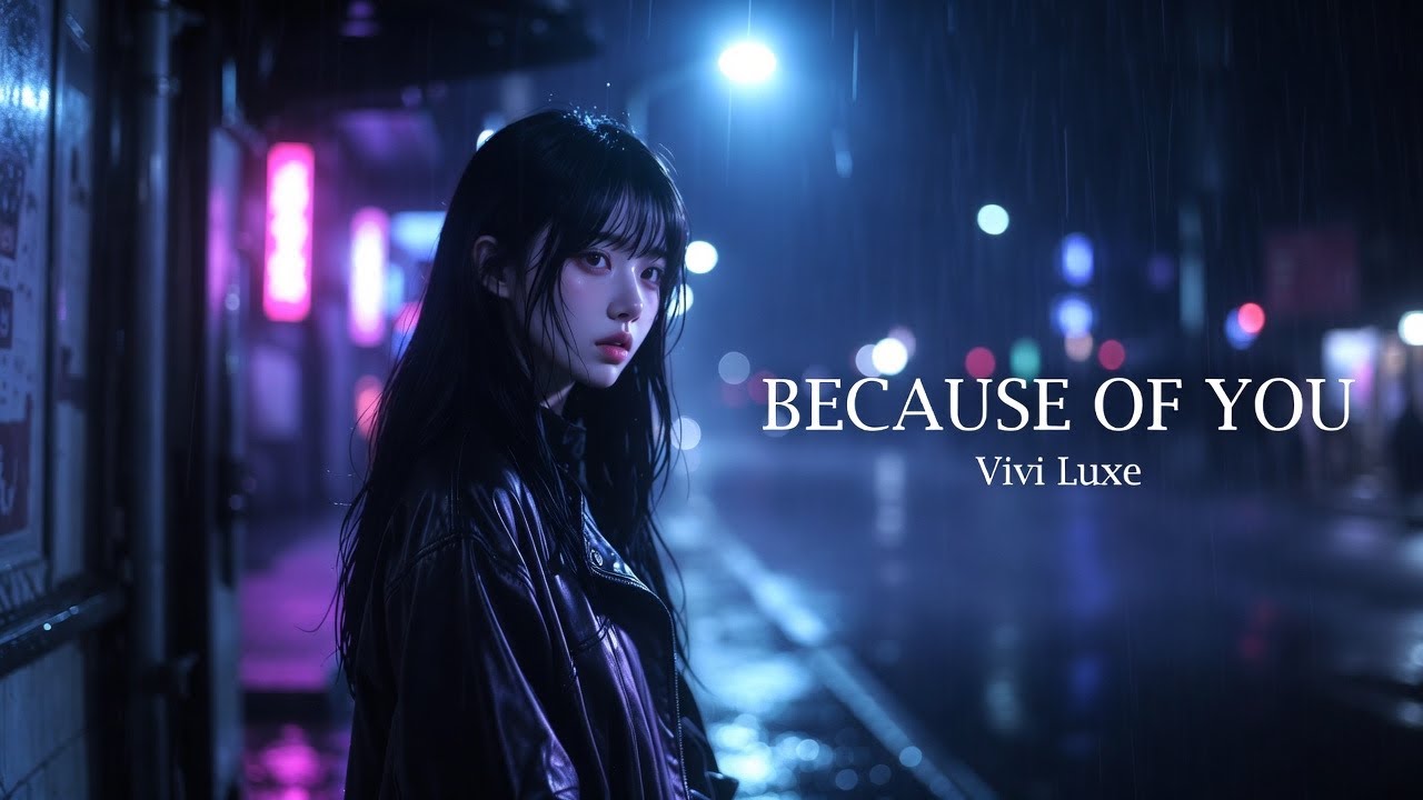 Because Of You – Vivi Luxe 💔 | Heartbreak Sad Pop Song | Cinematic Ballad