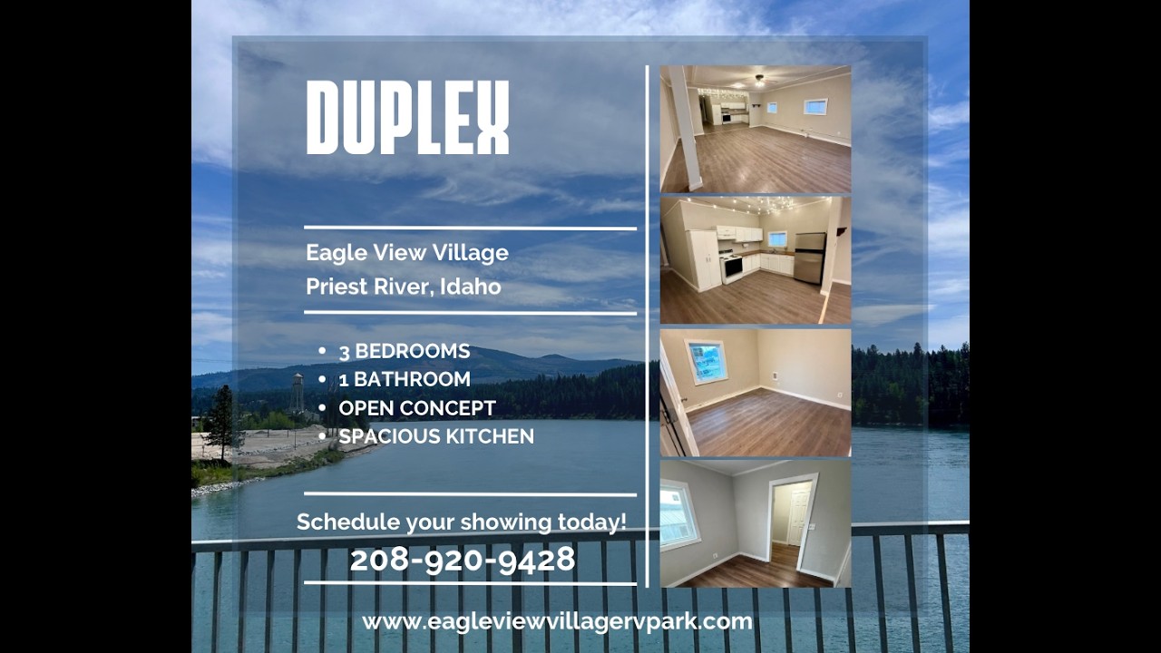 Beautiful Duplex for Rent | 3604 B | Priest River, Idaho | Quick Video Tour