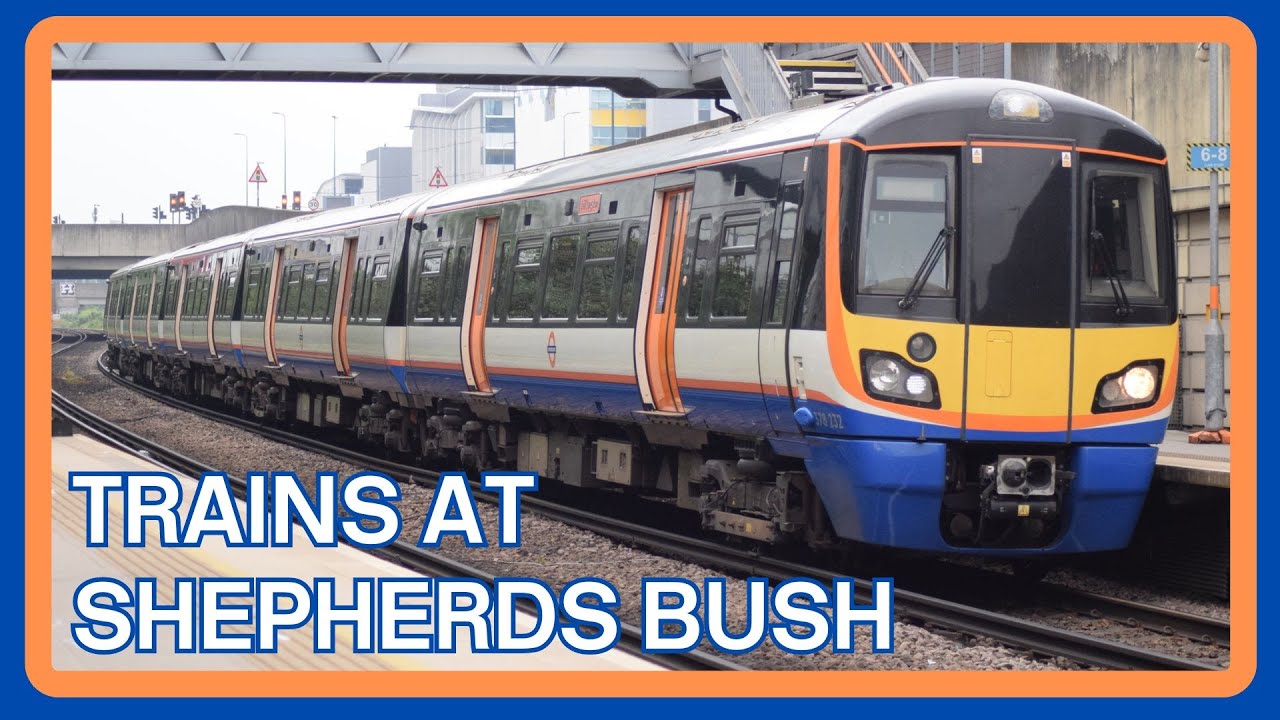 TRAINS at SHEPHERD'S BUSH railway station