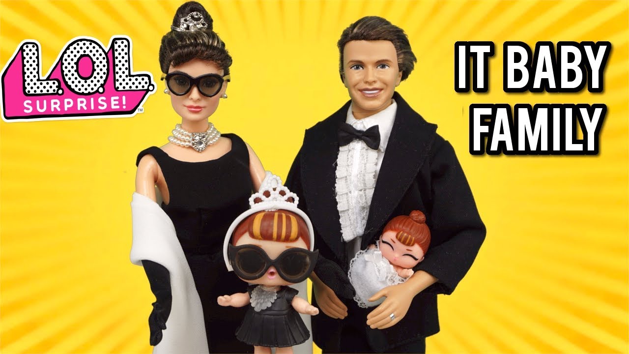 The LOL IT Baby Family - Custom Barbie Doll Lol Surprise Families