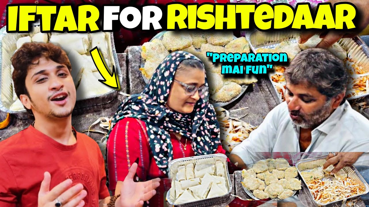 Iftar for our relatives 💕 preparation mai mummy daddy ki masti😝 bhoat zaadi iftari banadi aaj tho 😍