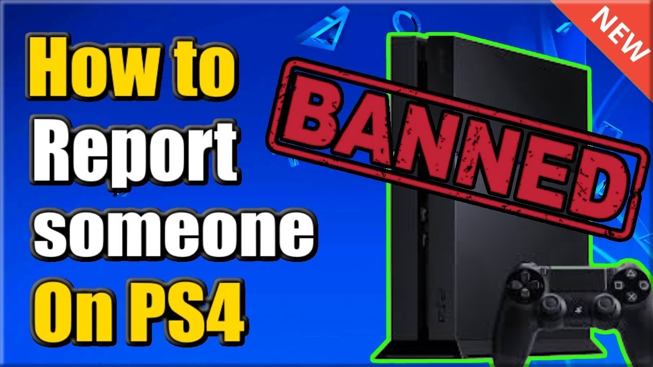 How to REPORT someone on PS4! (BLOCK/BAN/SUSPEND TROLLS)
