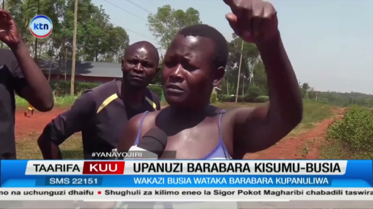 Wakazi wataka barabara ya Kisumu–Busia ipanuliwe haraka