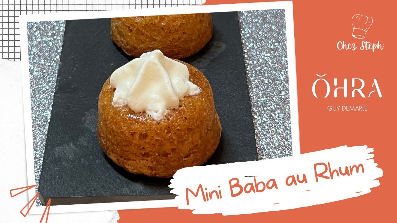 MINI BABA AU RHUM : l'atelier culinaire Guy Demarle