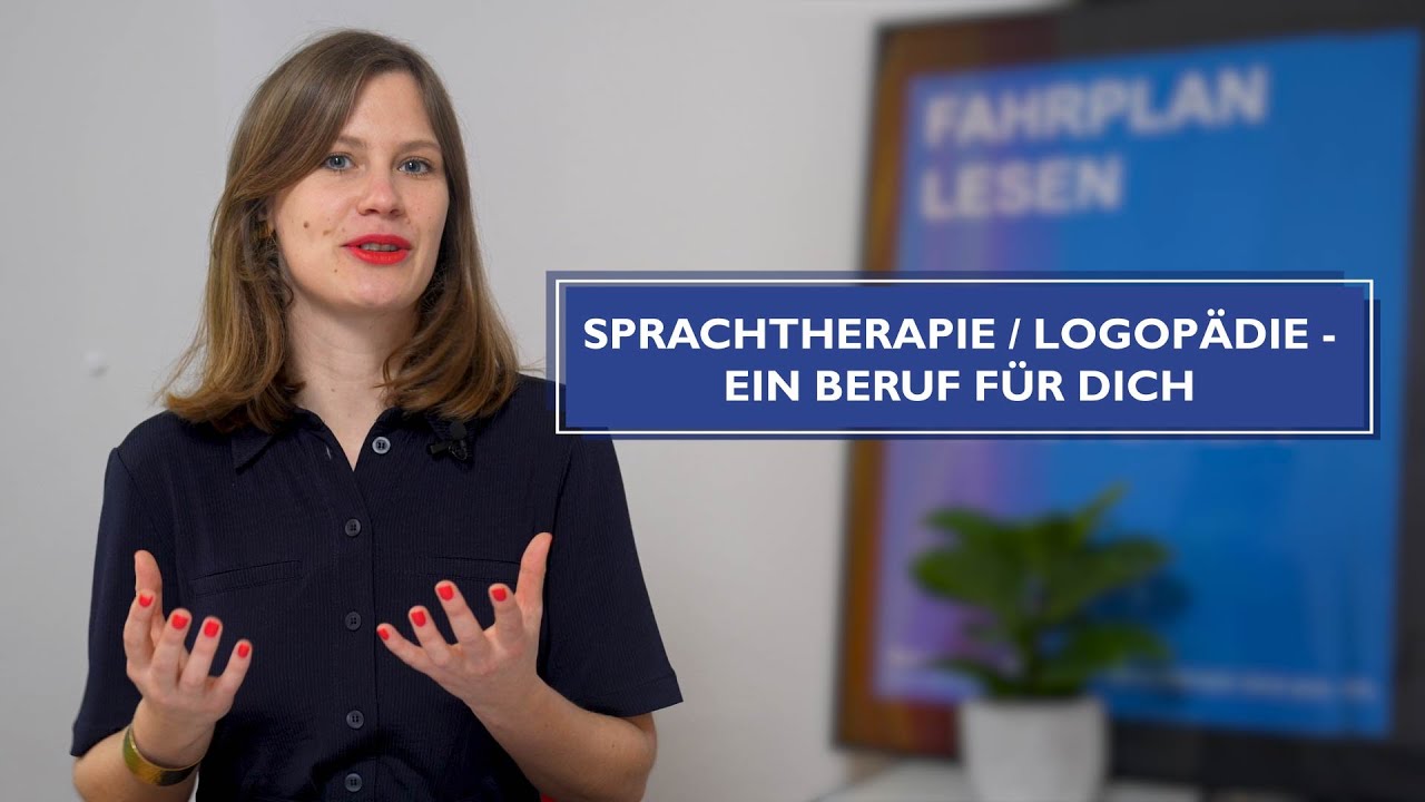 Sprachtherapie / Logopädie - Ein Beruf für Dich
