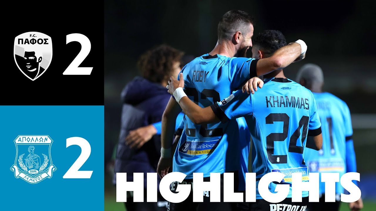 HIGHLIGHTS | Pafos FC - Apollon FC (2-2)