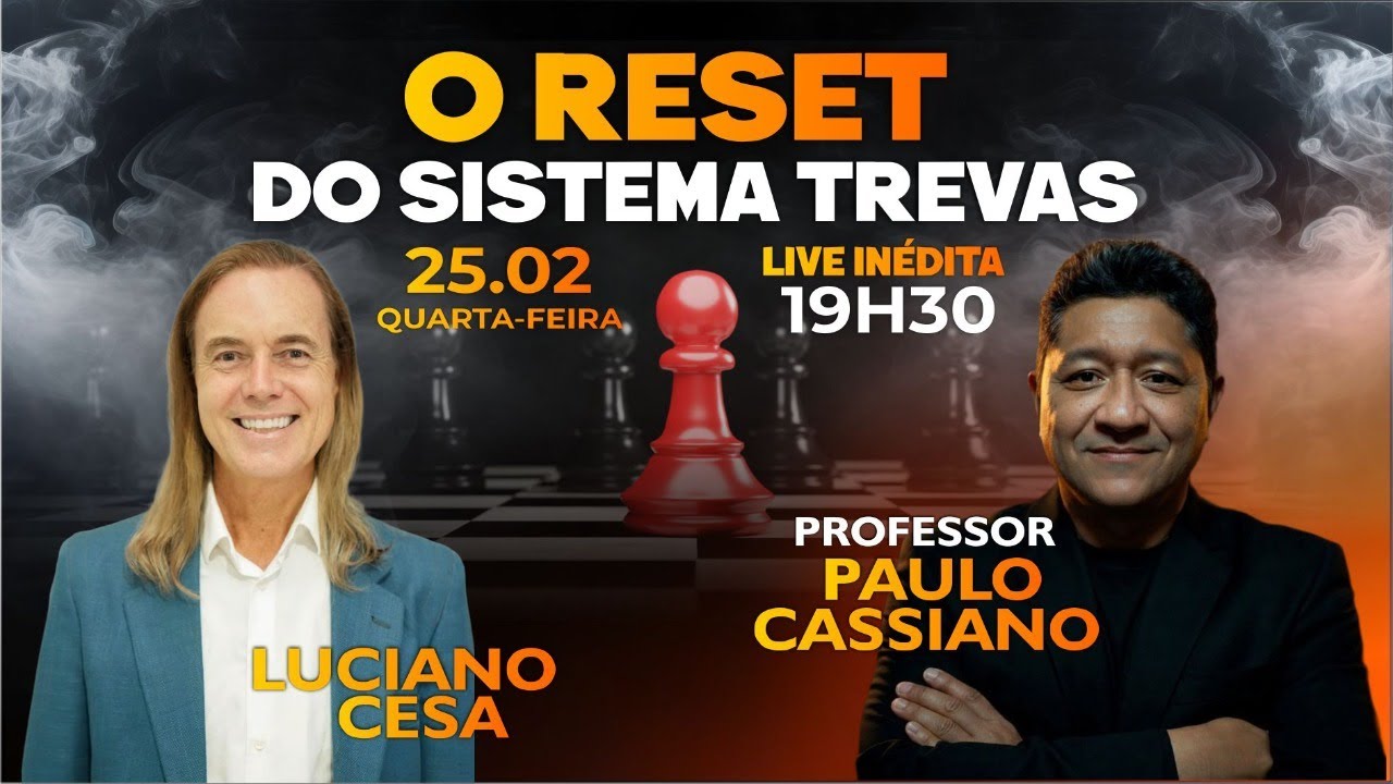 O RESET DO SISTEMA TREVAS, LUCIANO CESA e PAULO CASSIANO. Compartilhem!
