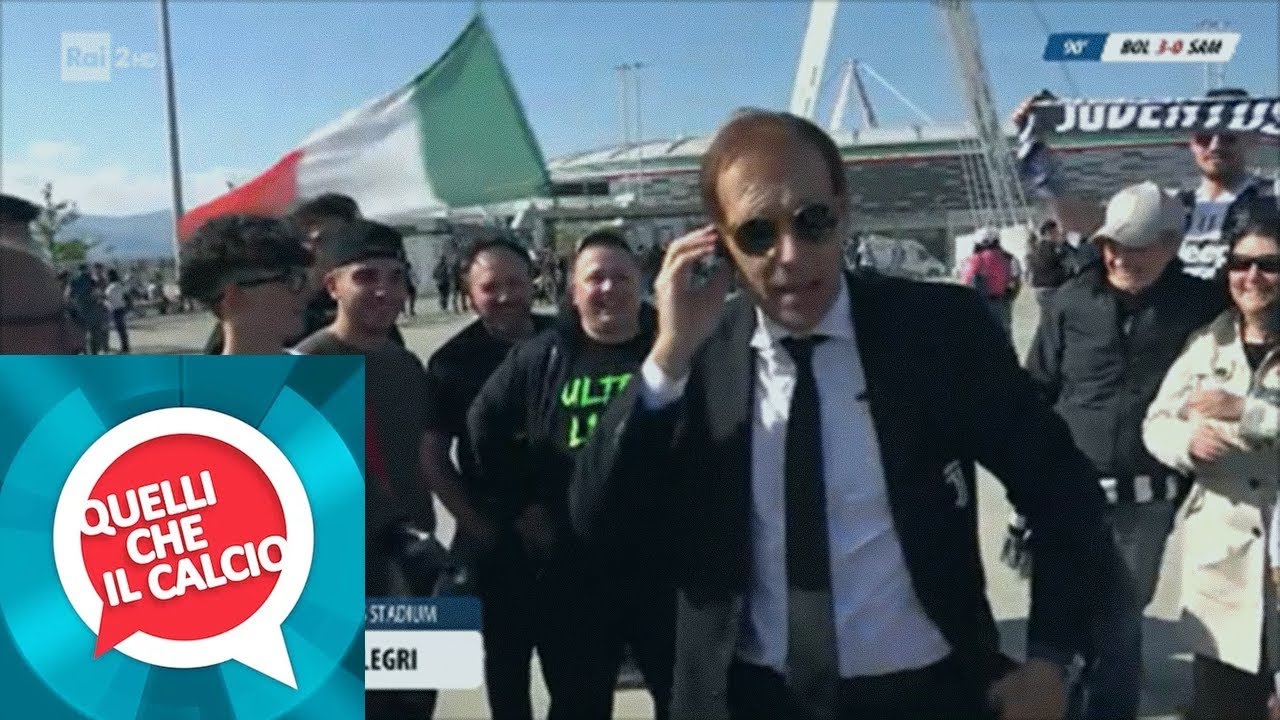 Allegri (Pantani) in collegamento dall'Allianz Stadium - Quelli che il calcio 20/04/2019