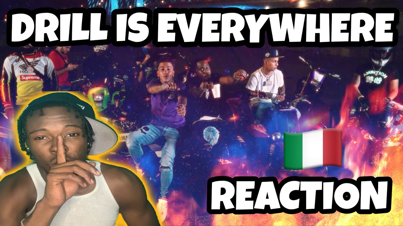AMERICAN REACTS TO ITALIAN DRILL RAP! Sfera Ebbasta, Rvssian - Easy ft. Fivio Foreign