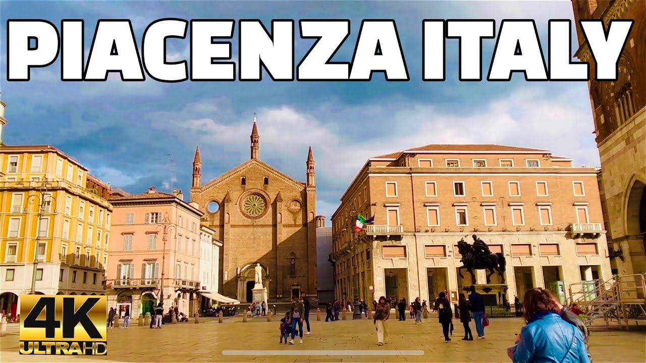 PIACENZA, ITALY WALKING TOUR 4K 60FPS