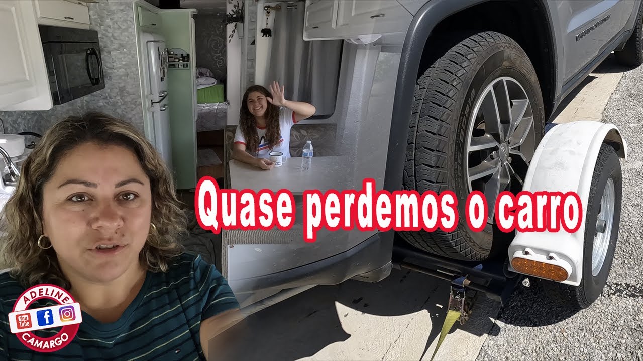 Nossa carretinha deu muito problema + nosso novo camp tem vários animais | Adeline Camargo