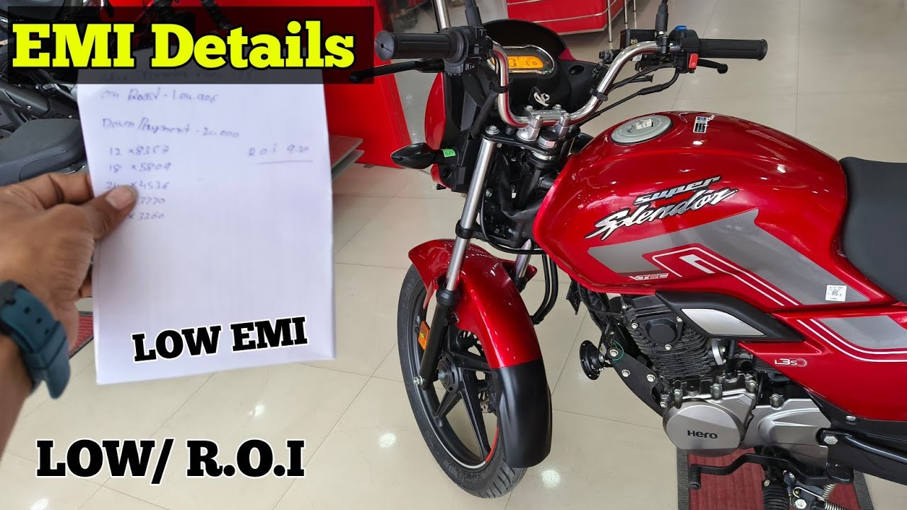 New Super Splendor Xtec Bs6 Phase 2 2024 Model Bike Price Detail | 💰 Loan Details🔥EMI | Finance