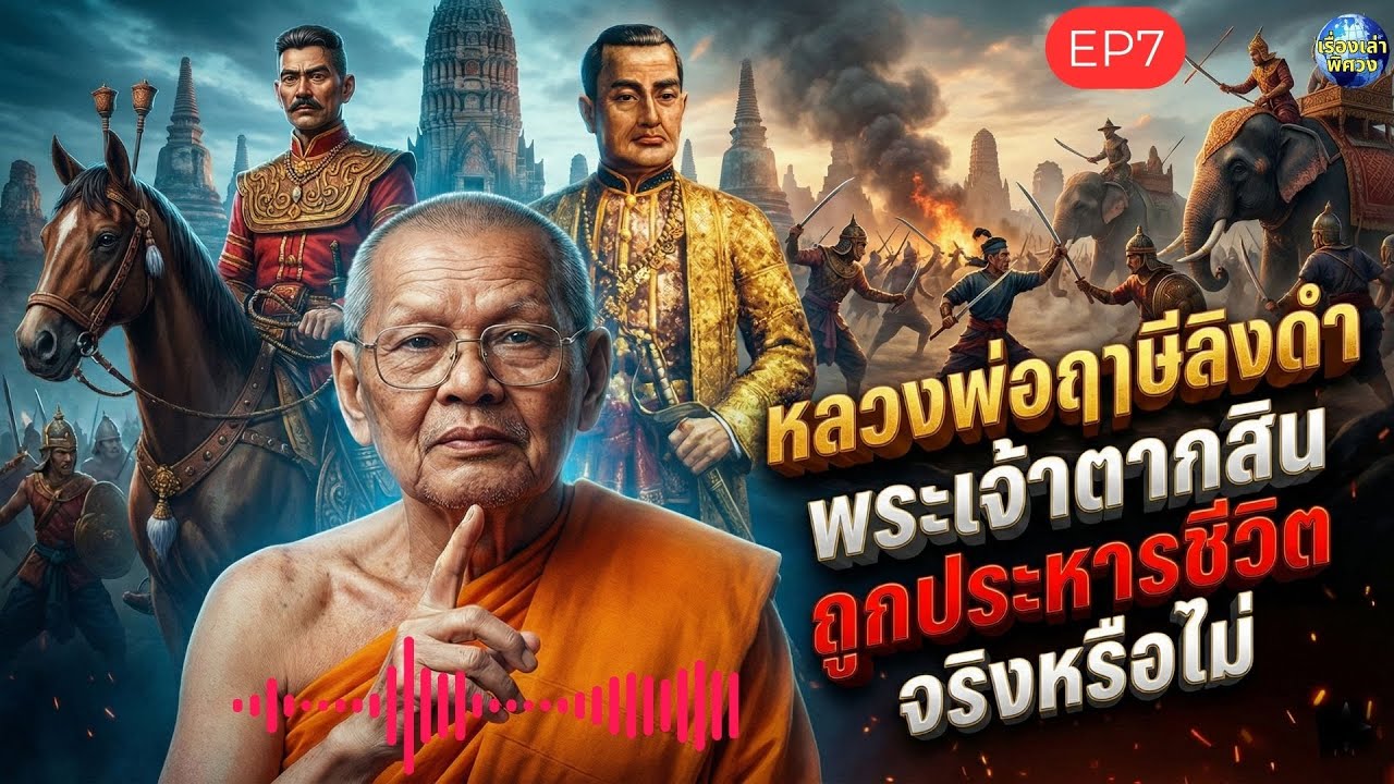 หลวงพ่อฤาษีลิงดำ เรื่องจริงอิงนิทานพิเศษ EP7🔥ตอนสมเด็จพระเจ้าตากสินมหาราชถูกประหารชีวิตจริงหรือไม่🔥