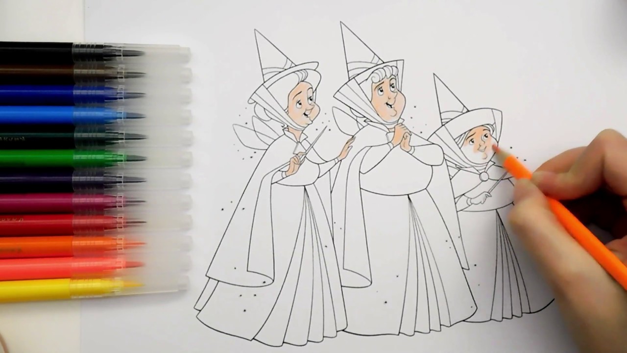 Феи София Прекрасная Раскраска для Детей Fairies Sofia The First Coloring for Kids