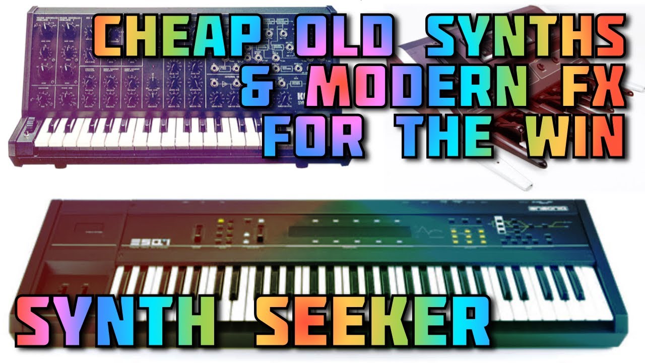 Old Synths Are Still Good Synths | Ensoniq ESQ-1 | Behring K-2 / K2 | Moog Minitaur