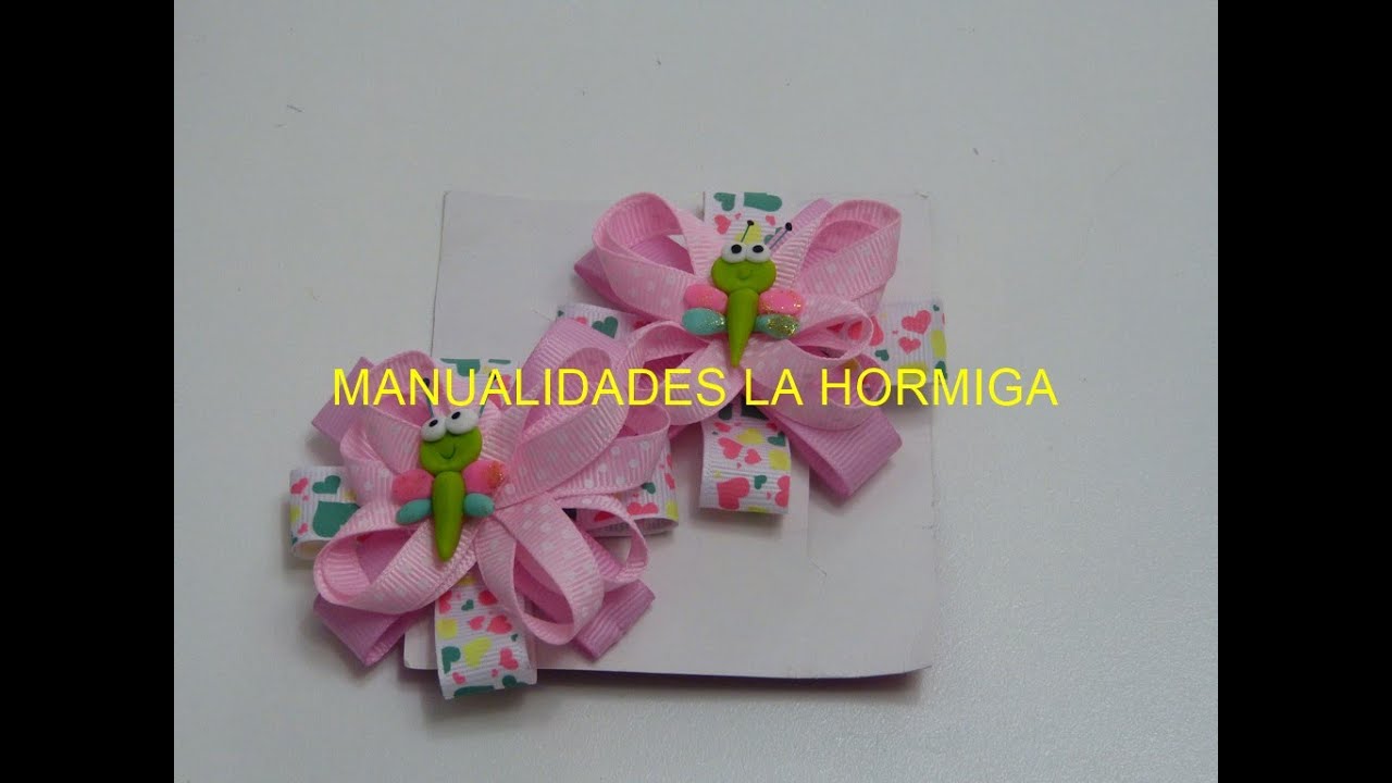 Como hacer Moños Moños Fáciles Pares en , How to make easy ties